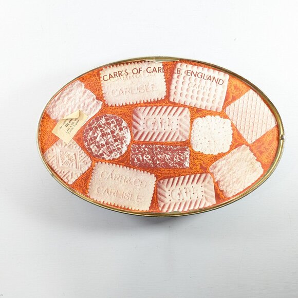 1953 Coronation Souvenir Queen Elizabeth & Prince Philip BISCUIT TIN, Carr & Co - Picture 3 of 13